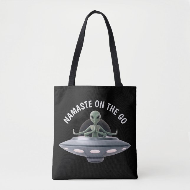 Tote Bag Alien de yoga (Devant)