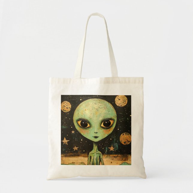 Tote Bag Alien UFO (Devant)