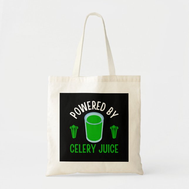 Tote Bag Alimenté Par Celery Juice (Devant)