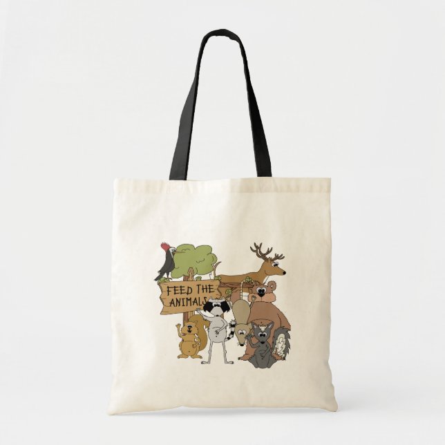 Tote Bag Alimentez les animaux (Devant)