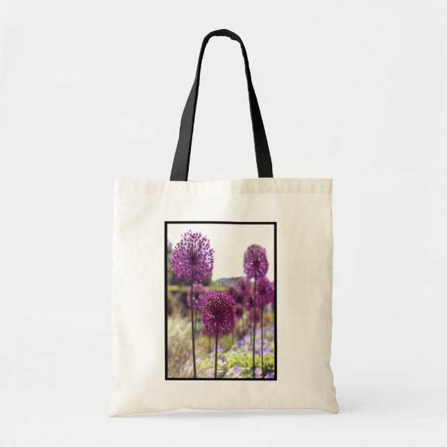 Tote Bag Alium pourpre (Devant)