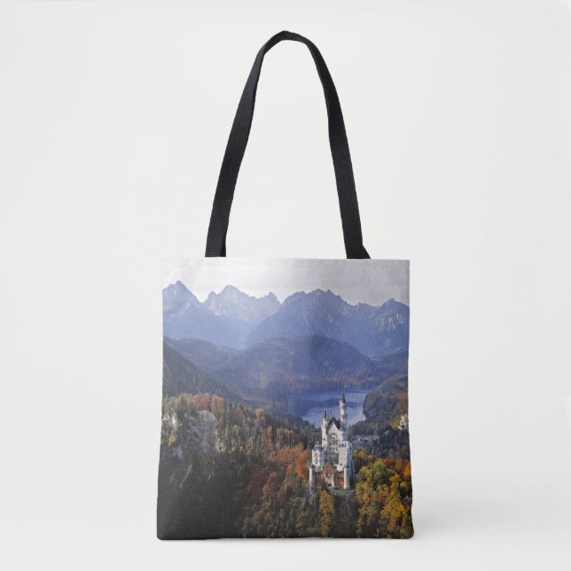 Tote Bag Allemagne, Bavière, Château de Neuschwanstein. (Devant)