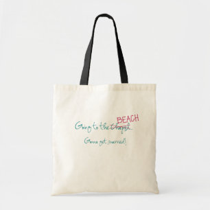 Tote Bag Aller au mariage de plage de chapelle fourre-tout