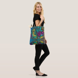 Tote Bag "Allez de pair avec l'écoulement" Fourre-tout