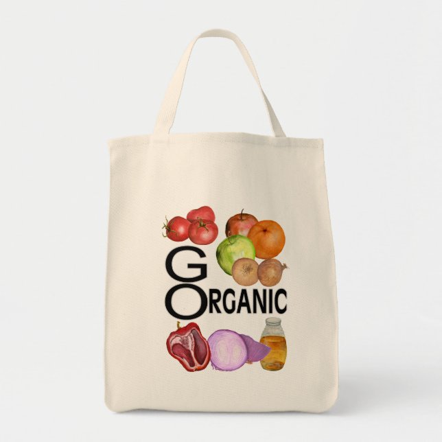 Tote Bag allez organique (Devant)