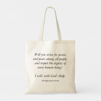 Tote Bag Alliance baptismale, Fierté épiscopale
