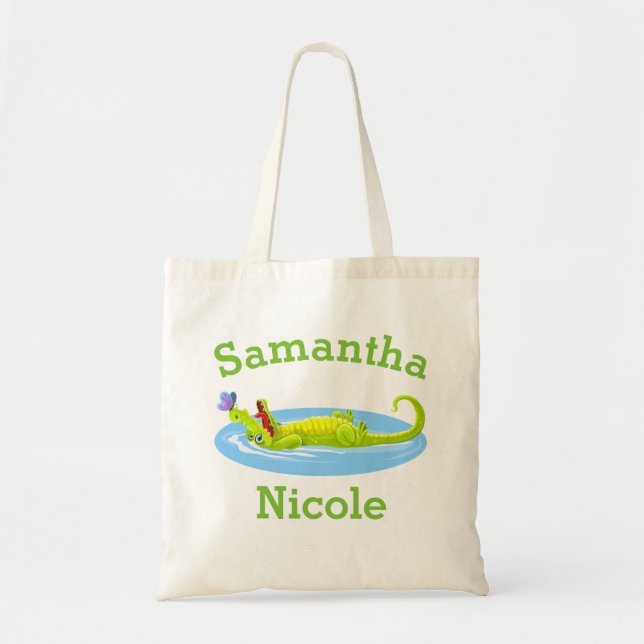 Tote Bag Alligator relaxant (Devant)