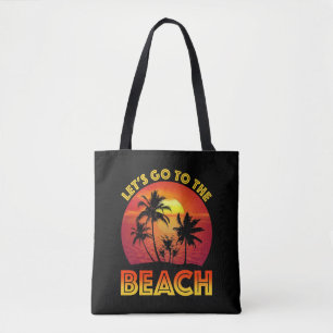 Tote Bag Allons à la Plage