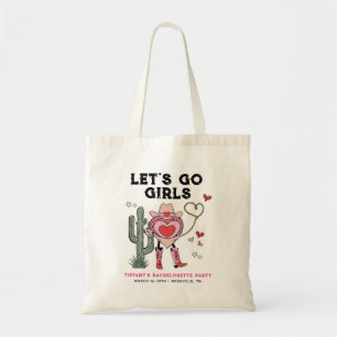 Tote Bag Allons-y Filles Cowgirl Bachelorette Week-end