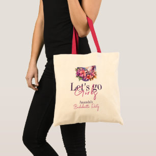 Tote Bag Allons-y les Filles Dernière Disco Rose Enterremen