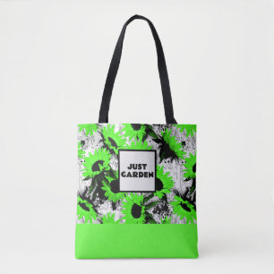 Tote Bag Allover personnalisé imprimé Flower Fourre-tout