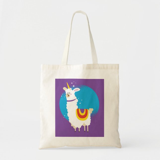 Tote Bag Alpaca Unicorn (Devant)