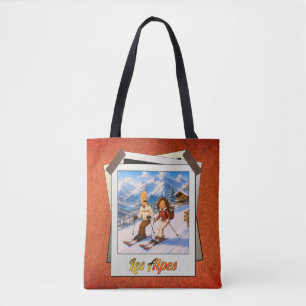 Tote Bag Alpen Kek und Ina - Geschenk mit Korkeffe Tasche