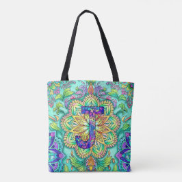 Tote Bag Alphabet J mandala