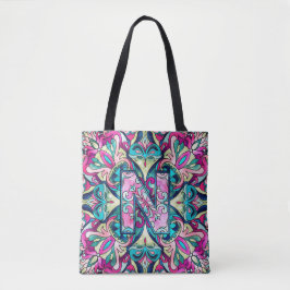 Tote Bag Alphabet N mandala