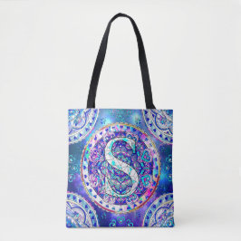 Tote Bag Alphabet S mandala