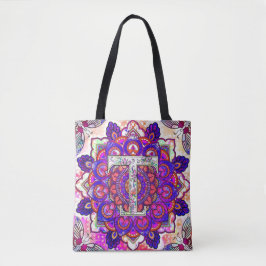 Tote Bag Alphabet T mandala