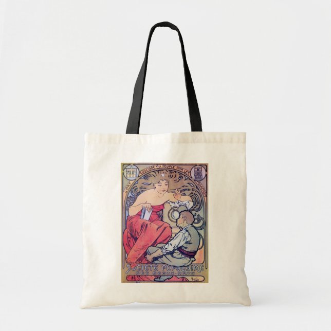 Tote Bag Alphonse Mucha (Devant)