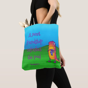 Tote Bag Alto le monstre, w/quote fourre-tout