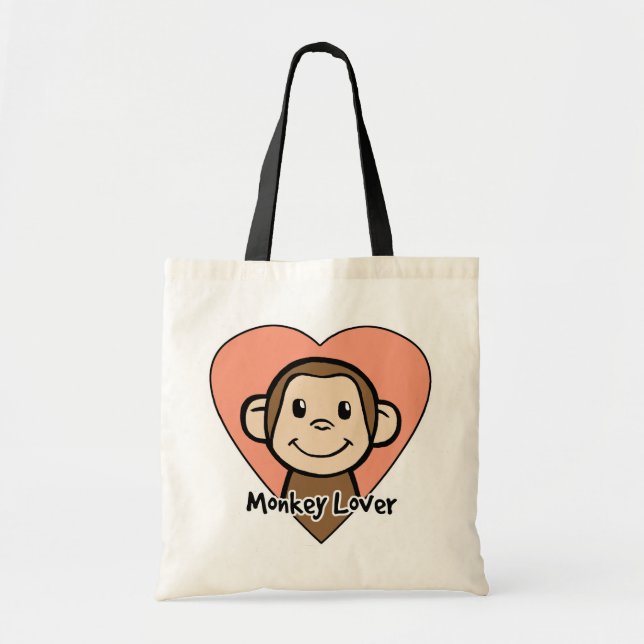 Tote Bag Amant de singe (Devant)