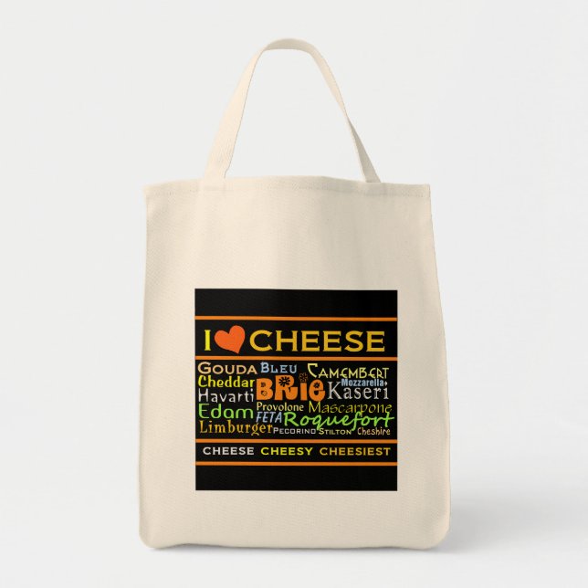 Tote Bag Amants de fromage (Devant)
