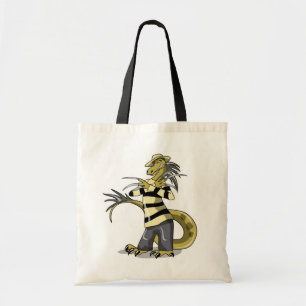 Tote Bag Amargasaurus Pose Comme Freddy Krueger.