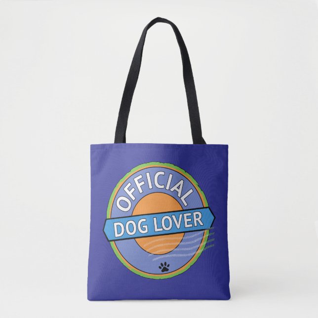 Tote Bag Amateur de chiens officiel    (Devant)