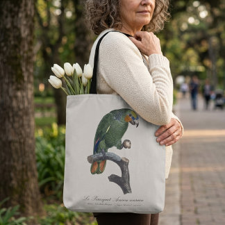 Tote Bag Amazone à ailes orange, Amazona amazonica