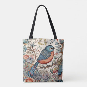 Tote Bag Ambiance de tissu scandinave Vintage