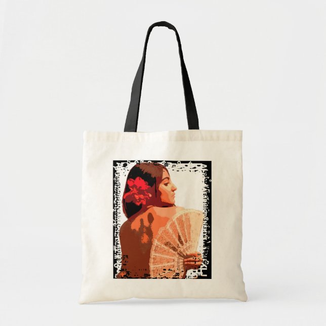 Tote Bag Âme de flamenco (Devant)
