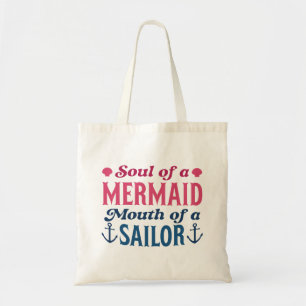 Tote Bag Âme de sirène Bouche de marin