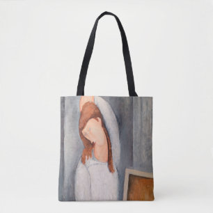Tote Bag Amedeo Modigliani - Portrait Jeanne Hebuterne #1