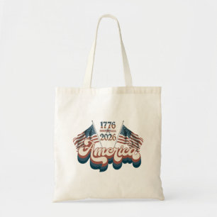 Tote Bag Amérique 1776–2026, Patriotique, États-Unis 250 An
