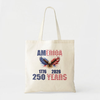 Tote Bag Amérique 250 Ans – Aigle Patriotique 1776–2026 Éta