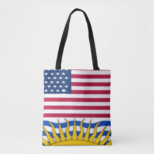 TOTE BAG AMÉRIQUE COLUMBIE (Devant)