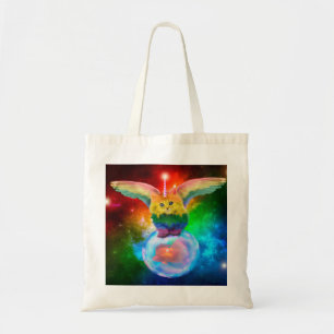 Tote Bag Amis de l'espace de poissons d'or de licorne de