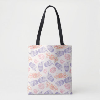 Tote Bag AMIS™ | Pastel Central Perk Motif