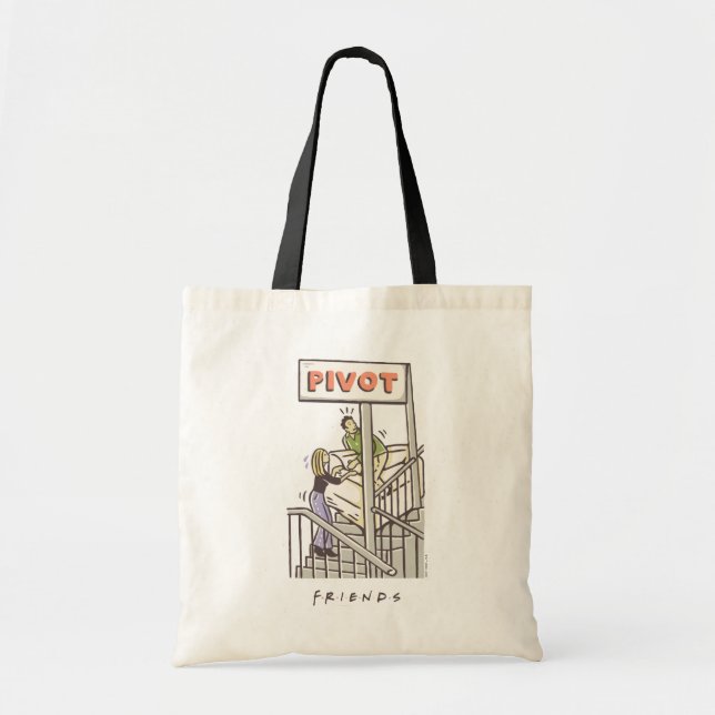 Tote Bag AMIS™ | Ross et Rachel PIVOT (Devant)