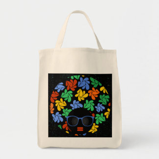 Tote Bag Amour Afro Coloré