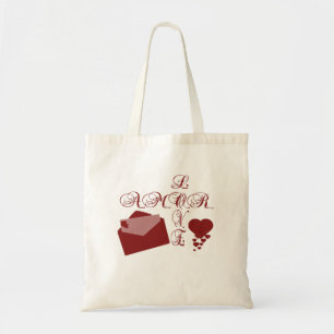 Tote Bag Amour Amor Valentine Design