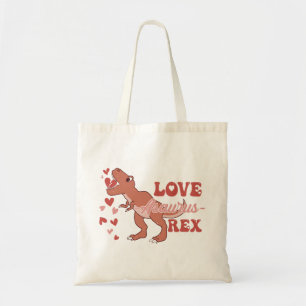 Tote Bag Amour-Asaurus Rex drôle