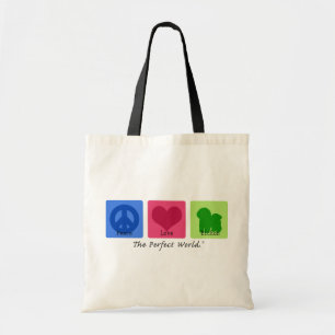 Tote Bag Amour Bichon de paix