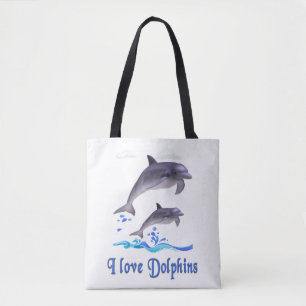 Tote Bag Amour de dauphin
