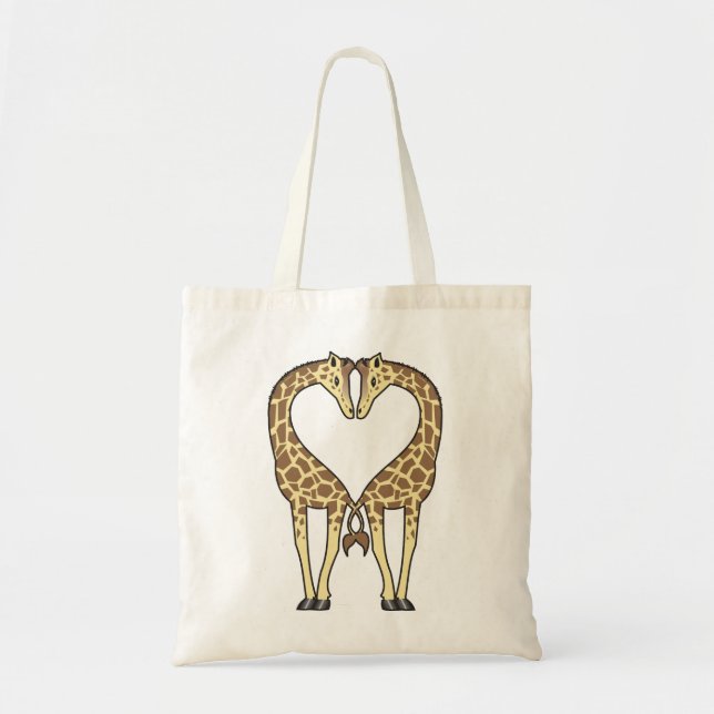 Tote Bag Amour de girafe (Devant)