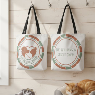 Tote Bag Amour de Parrainage Répéter Défense de la Famille 