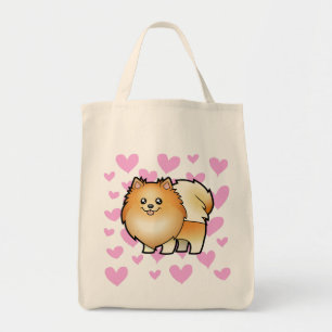 Tote Bag Amour de Pomeranian