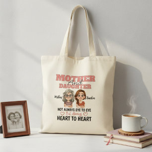Tote Bag Amour entre mère et fille à travers la distance, d