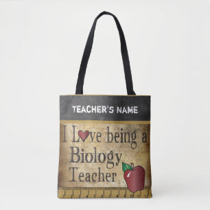 Tote Bag Amour étant un nom du professeur de biologie  