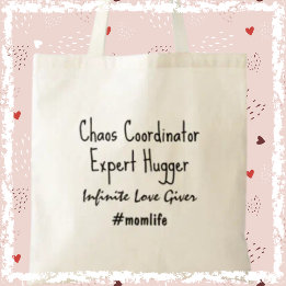 Tote Bag Amour Giver mignonne maman Slogan cadeau de la fêt