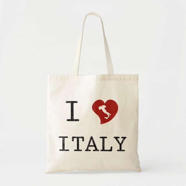 Tote Bag Amour Italie du cru I (Devant)